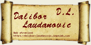 Dalibor Laudanović vizit kartica